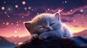 Спокойной ночи кошечка спит колыбельная