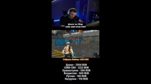 СТРИМ ПО FREEFIRE - ЭТО ЧТО ЗА ПОДДЕРЖКА!?