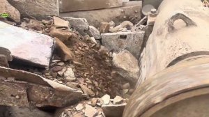 Строительство, дробление щебёнки