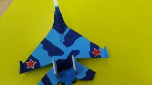 Выставка НТТ-2026. Кокотунов Михаил, 6 лет. Самолет Су-27СМ.