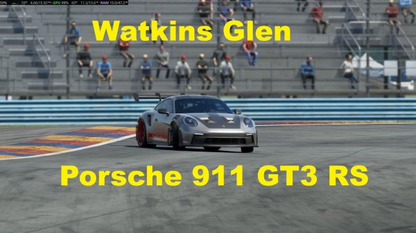 Asseto Corsa EVO 0.5 Porsche 911 GT3 RS (992) Watkins Glen! Drift&Run!