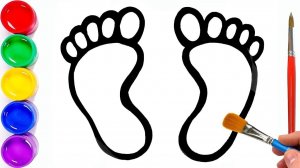 Мультик раскраска для детей и малышей. Как нарисовать осьминога