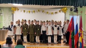 Песня "Мы уходили на войну" станица Динская Краснодарский край СШ-3 2026 г