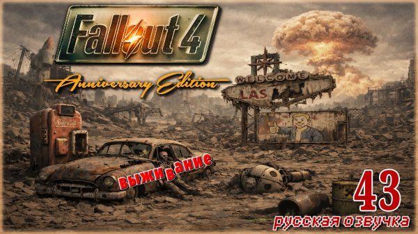 FALLOUT 4 AE(РЕЖИМ ВЫЖИВАНИЯ)🧸ИСТоРИя МаКСа🧸СТРИМ 43
