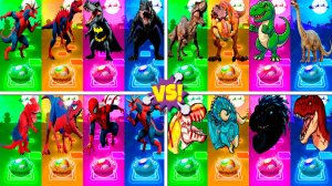 Динозавры МЕГАМИКС 301-304 уровни - Мультики про Динозавров | МУЛЬТФИЛЬМЫ ДИНОЗАВРЫ в Tiles Hop