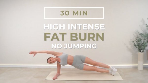 30-минутная интенсивная домашняя тренировка на все тело | Без повторений и прыжков | Тренировка дома