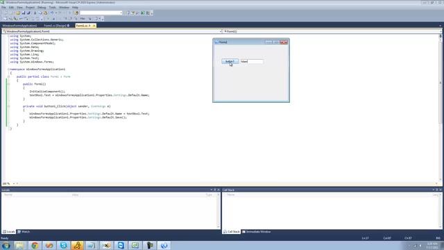 C# Beginners Tutorial - 98 - Settings смотреть онлайн