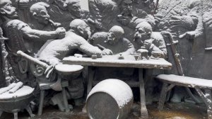 Скульптурная композиция |Запорожские казаки пишут письмо турецкому султану |#история#краснодар