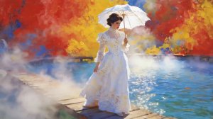 Визуальные поэмы - Клод Мон `Американский Запад, красные скалы и закаты`