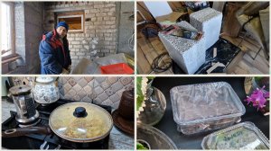 Демонтировали и заложили окно в дубае. Купили разной рыбы и продукты. Посеяла лофос