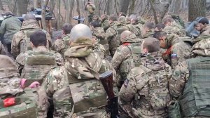 Молитва штурмовиков перед сражением