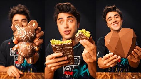 Whats REALLY Inside A GIANT Dubai Chocolate Bar