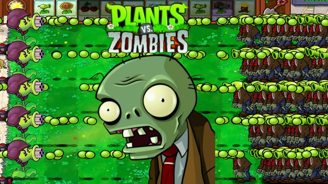 Зомби против растений! Plants vs Zombies ПвЗ PvZ Растения против Зомби смотреть онлайн