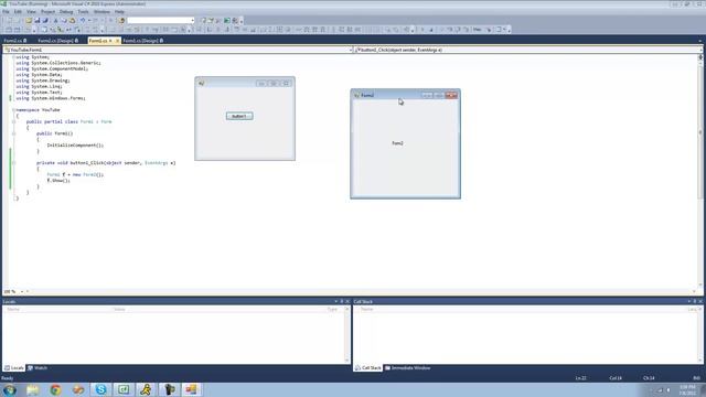 C# Beginners Tutorial - 87 - Multiple Forms смотреть онлайн