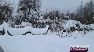 Дача, борьба со снегом...