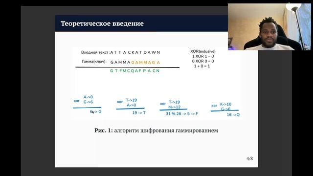 Шифрование гаммированием | презентация