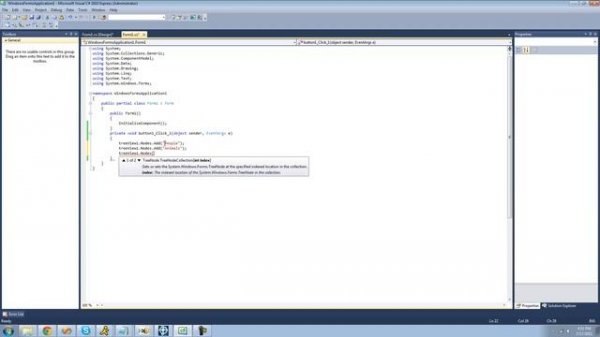 C# Beginners Tutorial - 99 - TreeView Control pt 1