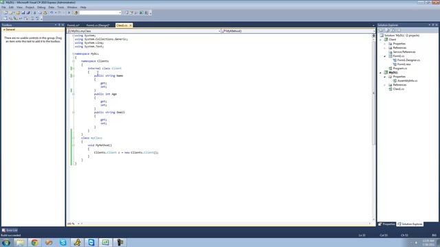 C# Beginners Tutorial - 142 - Internal Access Modifier смотреть онлайн