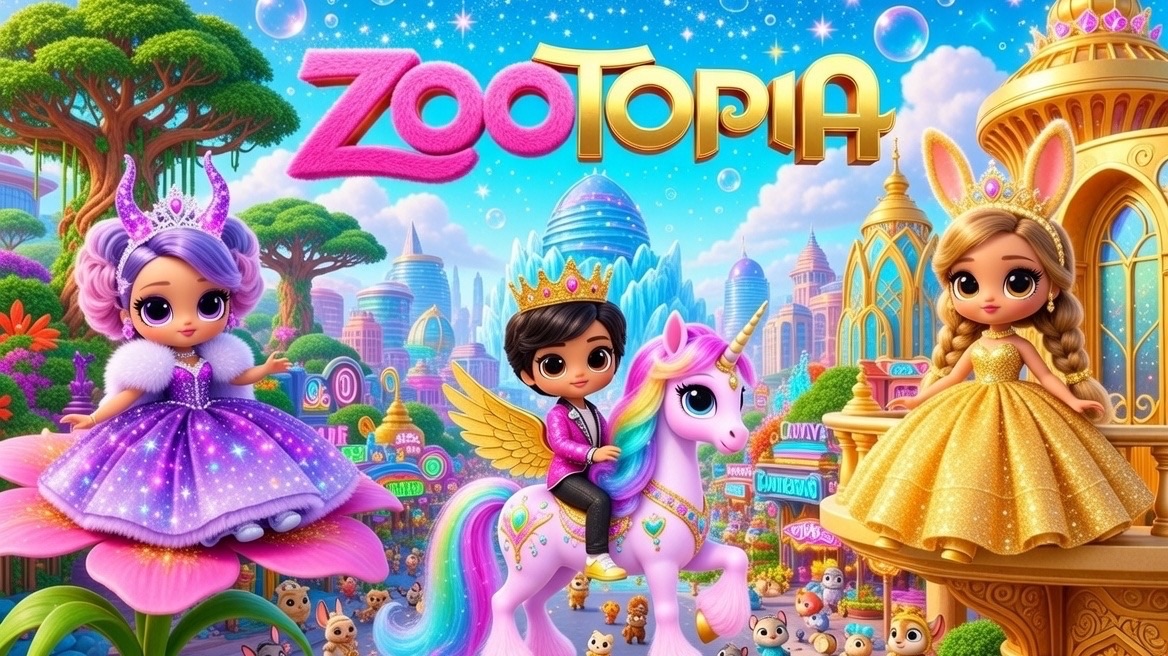 Зверополис 2: Пушистые и Серебряные Образы для Принцесс! Поделки для кукол ЛОЛ ОМГ! смотреть онлайн