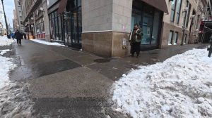 МАНХЭТТЕН ПОСЛЕ СИЛЬНОГО СНЕГОПАДА Большая прогулка по городу