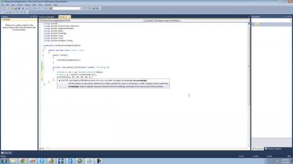 C# Beginners Tutorial - 120 - Drawing More Shapes
