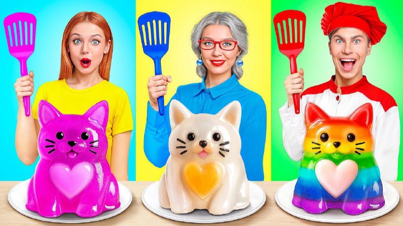 КУЛИНАРНЫЙ БАТЛ Я ПРОТИВ БАБУШКИ. КУХОННЫЙ ЧЕЛЛЕНДЖ ДЛЯ ДЕТЕЙ смотреть онлайн