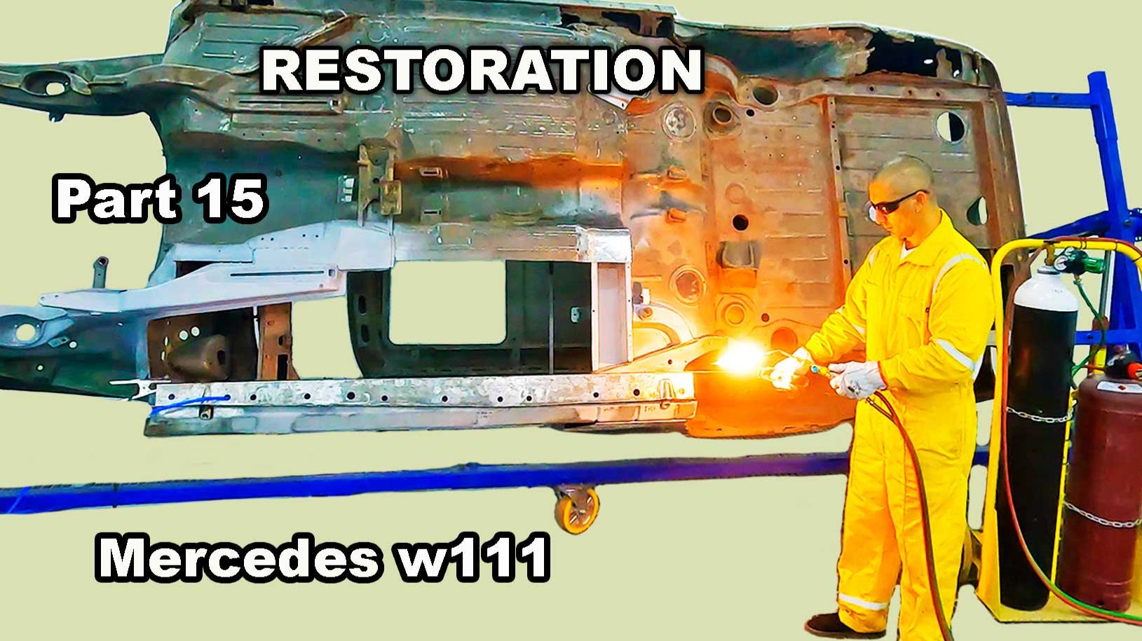 Restoration Mercedes-Benz W111 Part 15