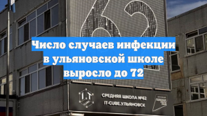 Число случаев инфекции в ульяновской школе выросло до 72