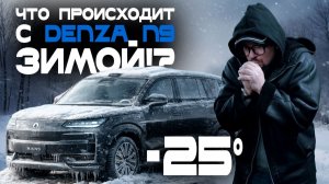 Denza N9 в морозы: плюсы и минусы эксплуатации. Как ведет себя в снегу? Отвечаем на ваши вопросы!