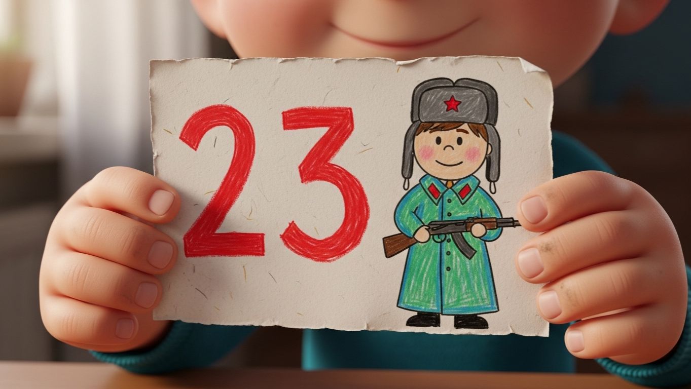 23 ФЕВРАЛЯ. ДЕТСКАЯ ПЕСЕНКА НА ДЕНЬ ЗАЩИТНИКА ОТЕЧЕСТВА. смотреть онлайн