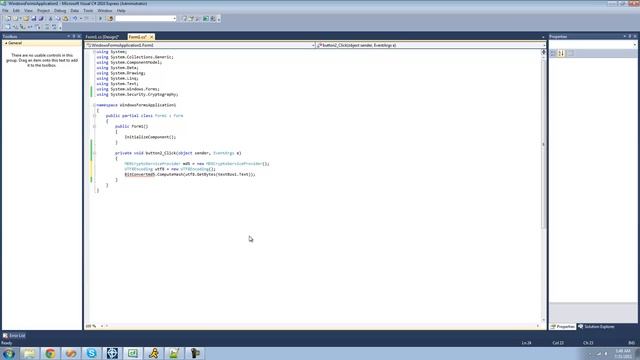 C# Beginners Tutorial - 115 - MD5 and SHA1 смотреть онлайн