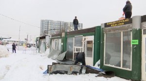 Демонтаж сельхозрынка у станции Люберцы-1