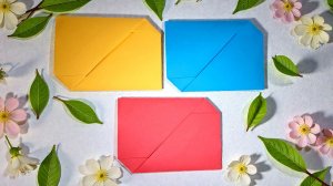 Бумажный конверт для денег очень просто