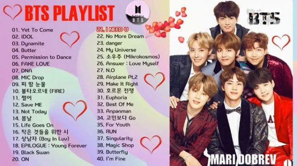 💖 BTS PLAYLIST ( BTS Song's Collection Playlist)💖