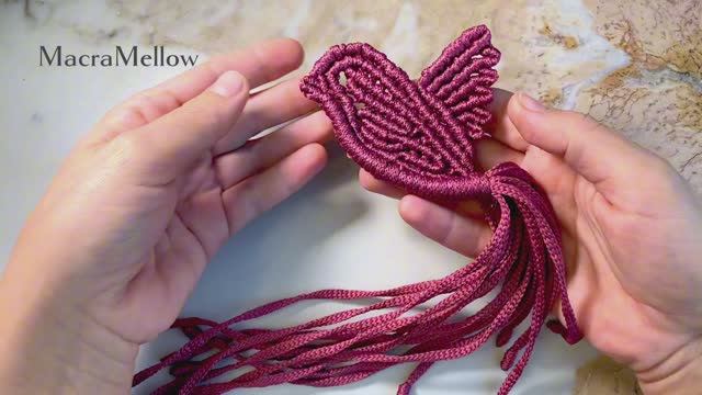 Птичка 🐦 макраме мастер-класс смотреть онлайн