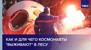 Как и для чего космонавты "выживают" в лесу