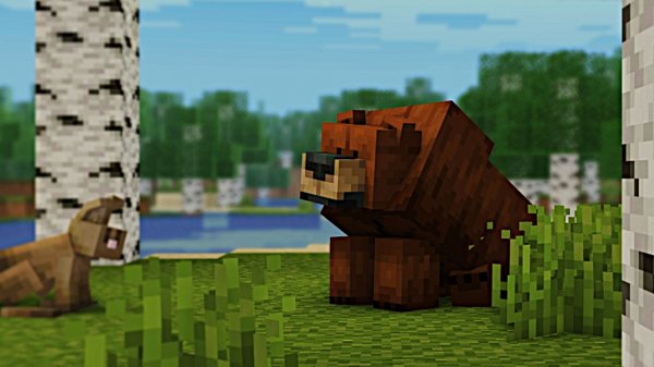 😱Mine - imator 2.0.2 | Анимация | Берёзовый лес | NOOB Studio