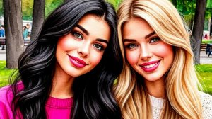 С днём подруги. Роскошная музыкальная открытка.