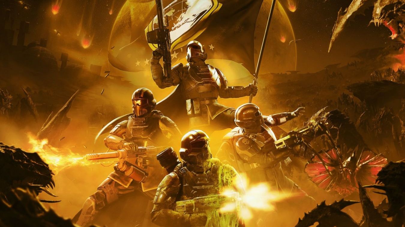 Helldivers 2 с батей урааааа! смотреть онлайн