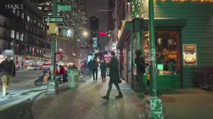 🗽 Нью-Йорк - Зимняя прогулка по Манхэттену, 8-я авеню, 34-я улица, Таймс-сквер, Бродвей, 7-я авеню