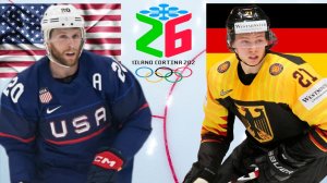 ХОККЕЙ ОЛИМПИАДА МУЖЧИНЫ.  США - ГЕРМАНИЯ.  ТЕКСТОВАЯ ОНЛАЙН ТРАНСЛЯЦИЯ