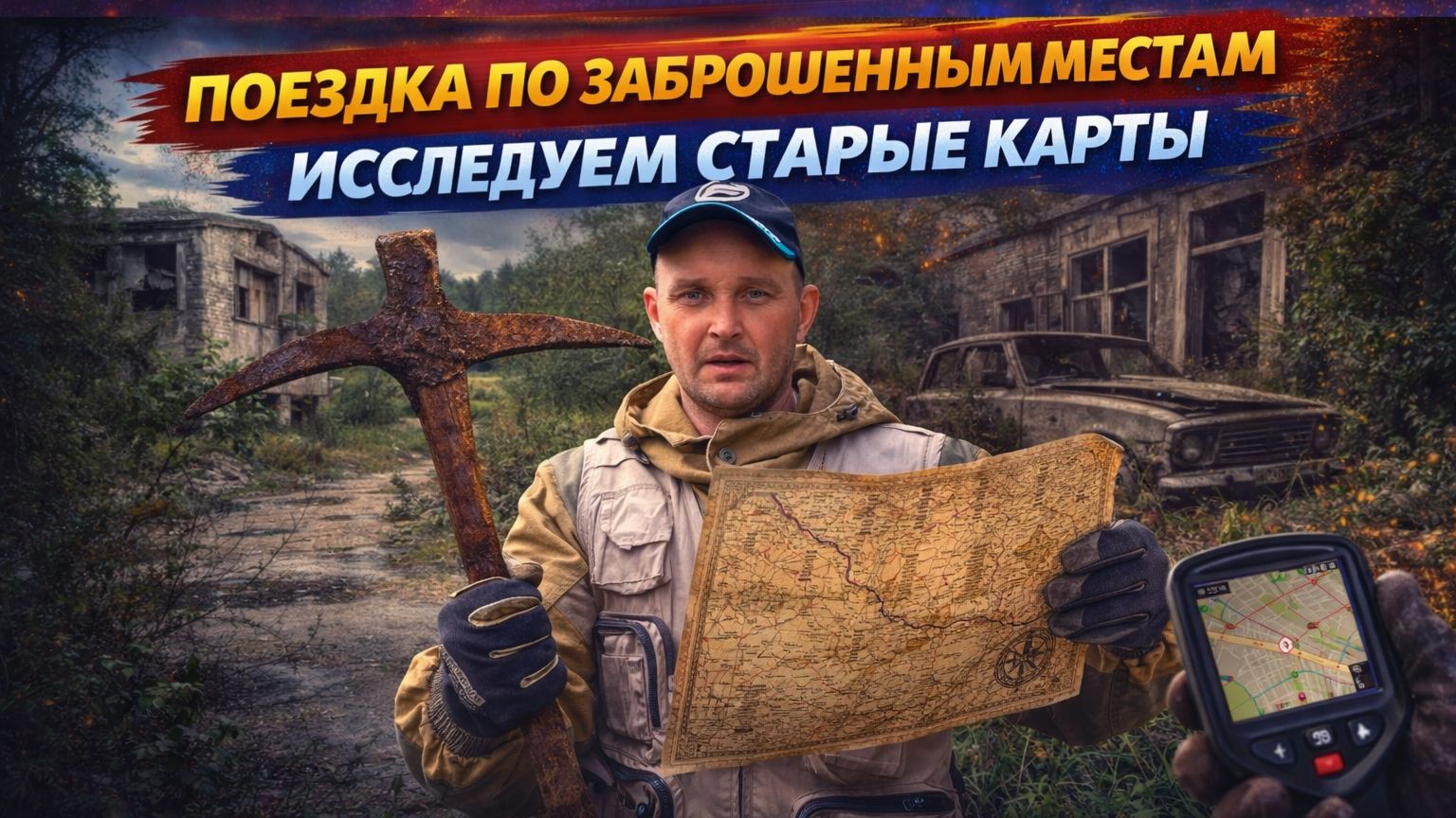 ИССЛЕДУЕМ ЗАБРОШЕННЫЕ МЕСТА ПО СТАРИННЫМ КАРТАМ смотреть онлайн
