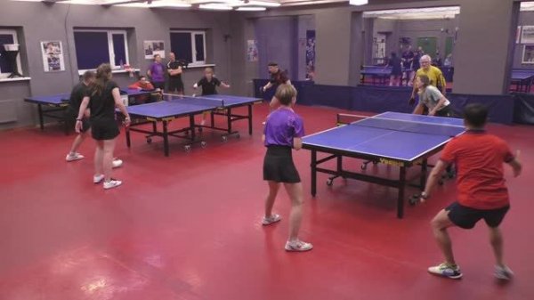 Меркурьев/Гусева (1352) - Ким/Бандукова (1172) 08.02 Парный МИКСТ настольный теннис