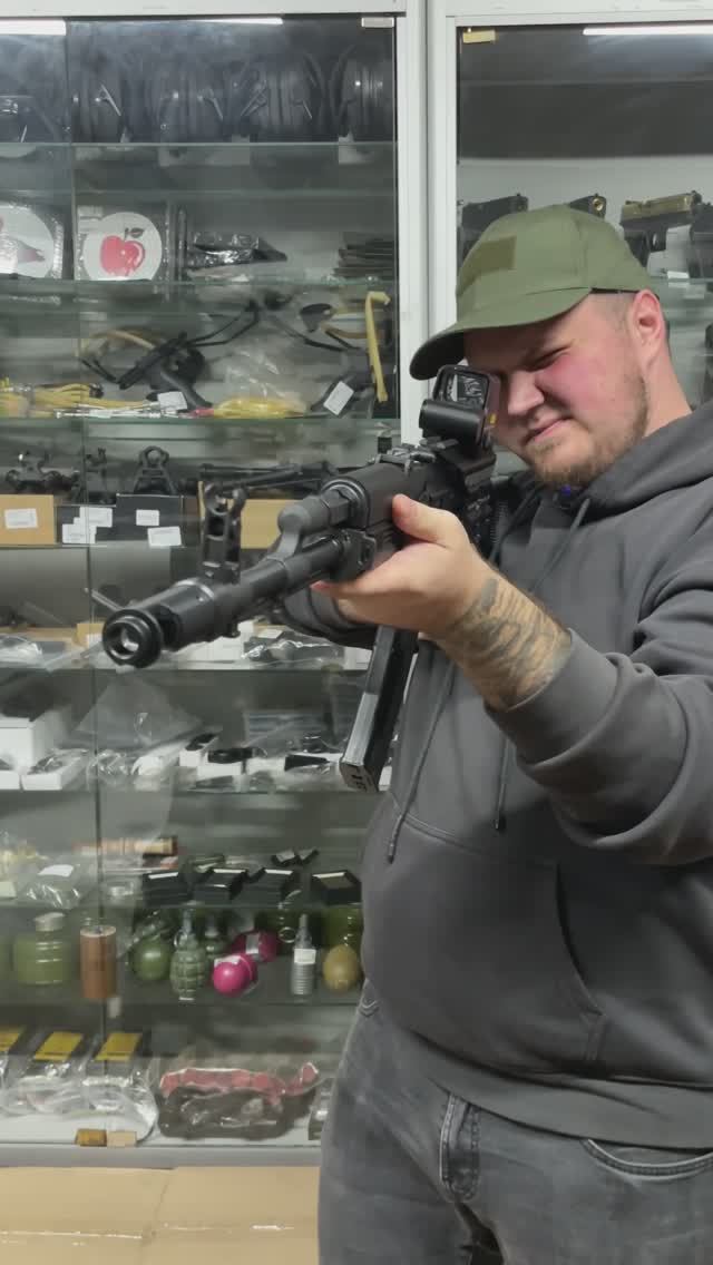 Страйкбольный автомат E&L ELAKS74MN АКС-74 МН AEG Essential Steel (EL-A107S)