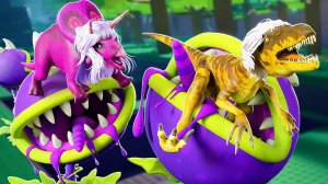 ТАК ВОТ КАК ВЫМЕРЛИ ДИНОЗАВРЫ? ОББИ НА ДВОИХ Roblox Chomp