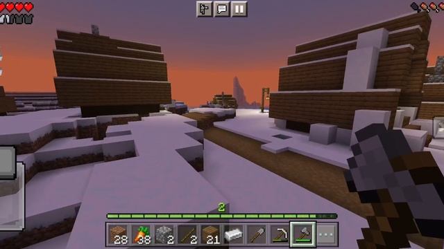 Играю в Minecraft с другом часть 1