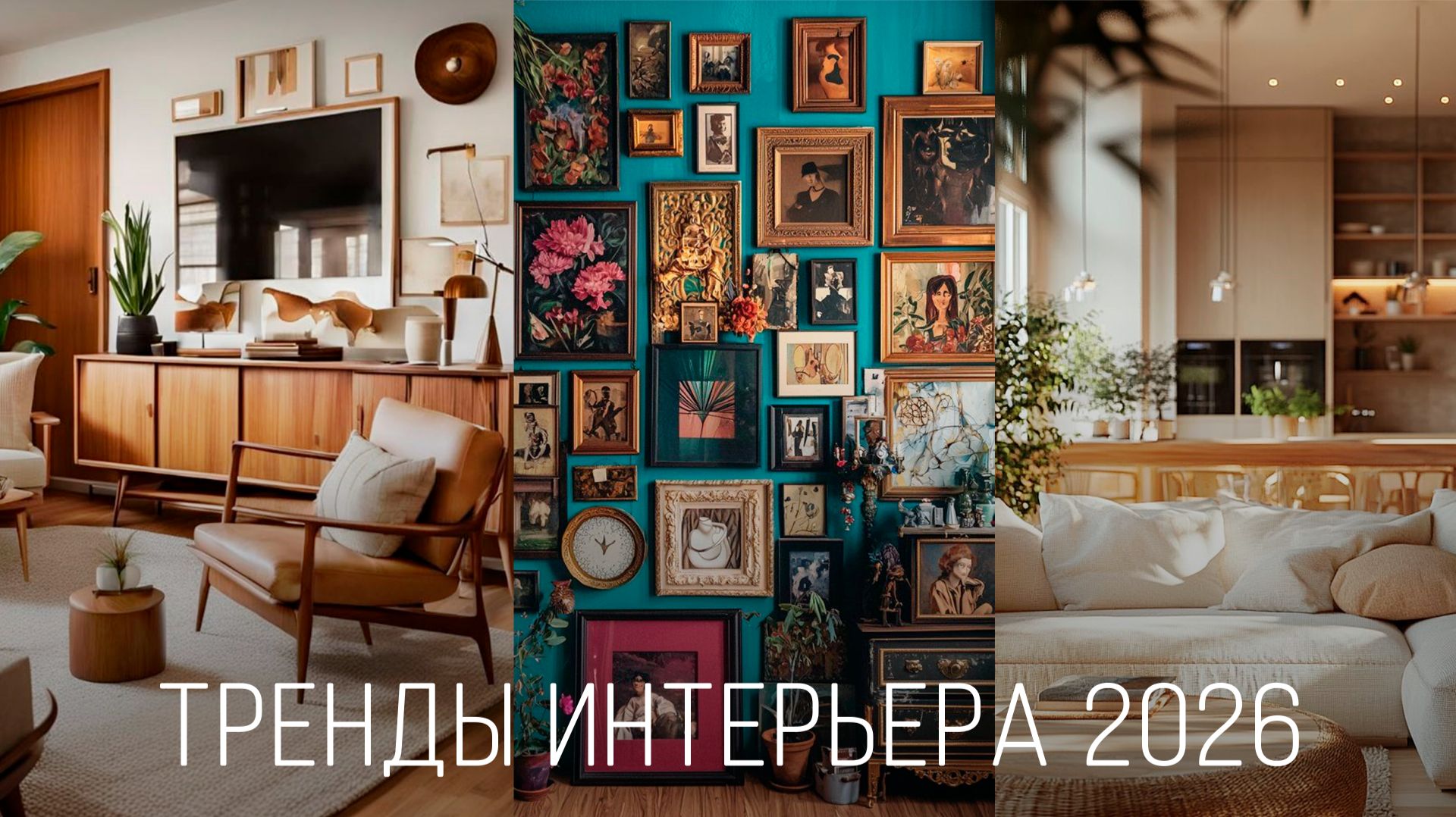 Тренды интерьера определяющие 2026