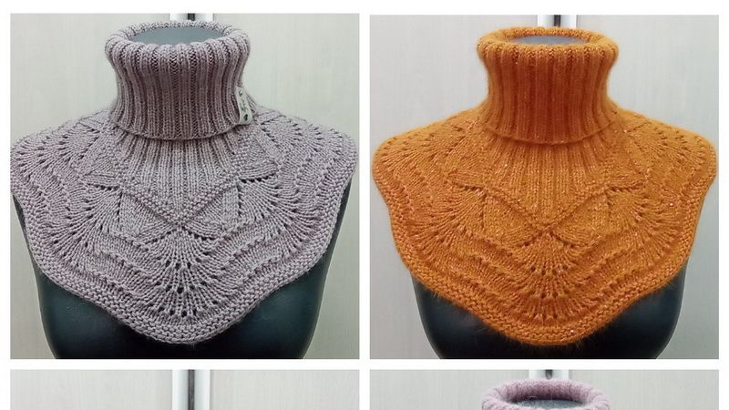 Манишка спицами, анонс мастер класса. смотреть онлайн