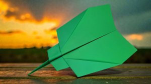 Бумажный самолетик с хорошей дальностью полета