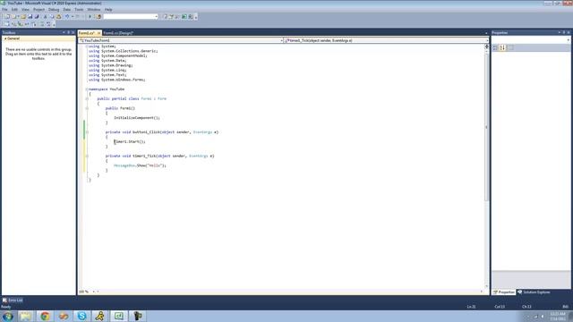 C# Beginners Tutorial - 84 - Timer Control смотреть онлайн